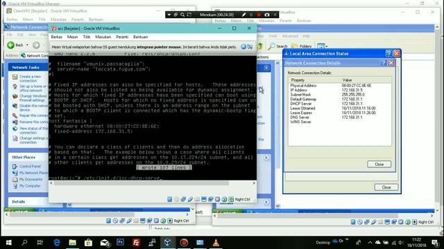 DHCP, Ssh, Ftp & Telnet Configuration (Debian 8) смотреть онлайн