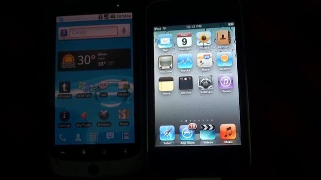 Android 2.2 vs iOS4 (Email receiving time) смотреть онлайн