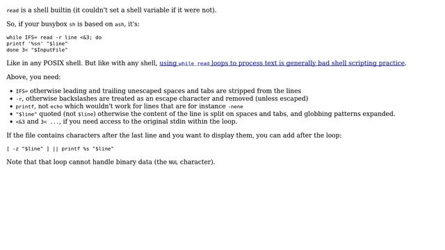 Unix & Linux: Busy box Read file line by line (2 Solutions!!) смотреть онлайн