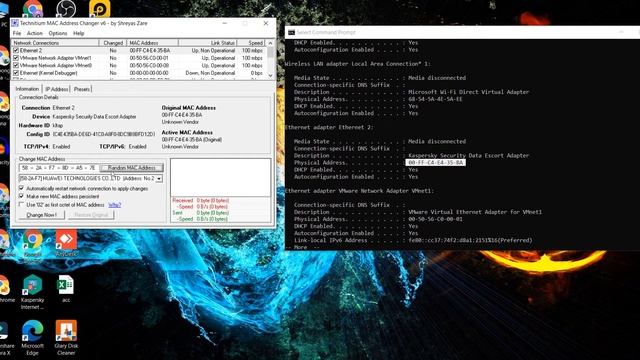 How to change mac address computer by TMAC-របៀបផ្លាស់ប្តូរ mac address កុំព្យូទ័រដោយប្រើ TMAC смотреть онлайн