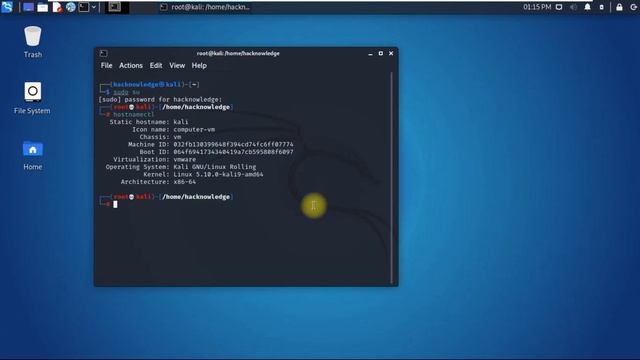How to change hostname in Kali Linux смотреть онлайн
