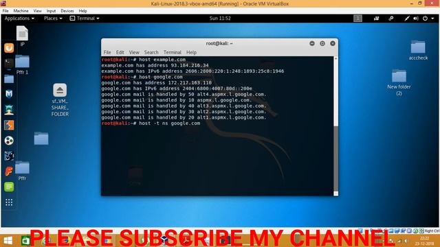 HOST KALI TOOLS FOR INFORMATION GATHERING смотреть онлайн