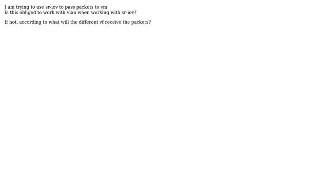 Sr-iov must be vlan? смотреть онлайн