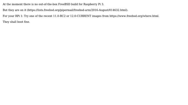 Raspberry Pi: FreeBSD and Raspberry Pi 3 (4 Solutions!!) смотреть онлайн