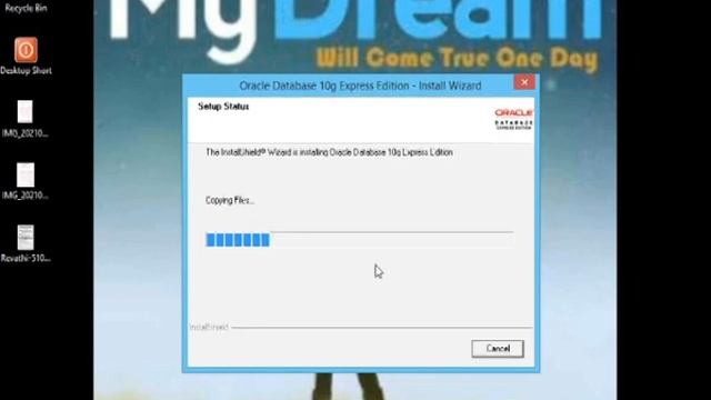 Oracle 10g express edition Installation on windows. смотреть онлайн