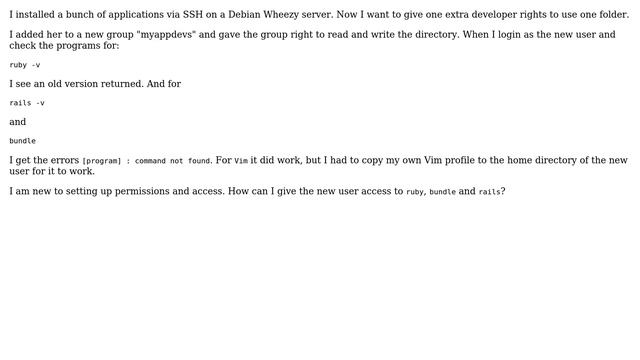 Unix & Linux: How to give rights to user on server to use programs? (2 Solutions!!) смотреть онлайн