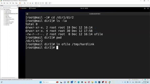 How to create hard links in Red Hat Enterprise Linux. смотреть онлайн
