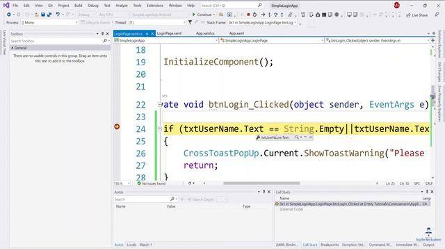 How to Debug C# code in Xamarin Forms Apps | Debugging with Breakpoints in Visual Studio 2019 смотреть онлайн