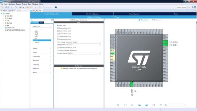 STM32CubeIDE basics - 03 GPIO HAL lab смотреть онлайн