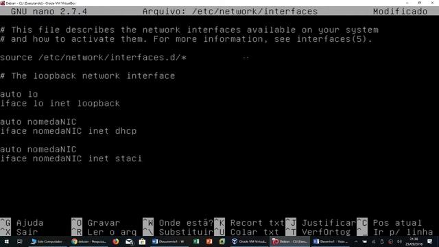 Configurando interface de rede no Debian via CLI смотреть онлайн