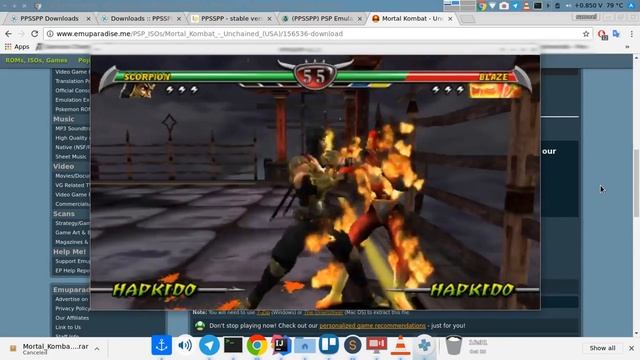 Main Game PSP di LInux смотреть онлайн