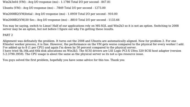 IOmeter IOPS on Win2k3,Win2008, and Ubuntu 10.04 (2 Solutions!!) смотреть онлайн