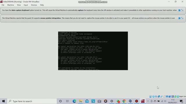 mensetting DHCP server pada debian смотреть онлайн