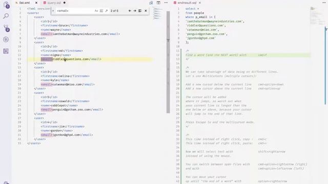 VSCode Shortcuts Screencast For Mac • 2-2 • Cmd+f