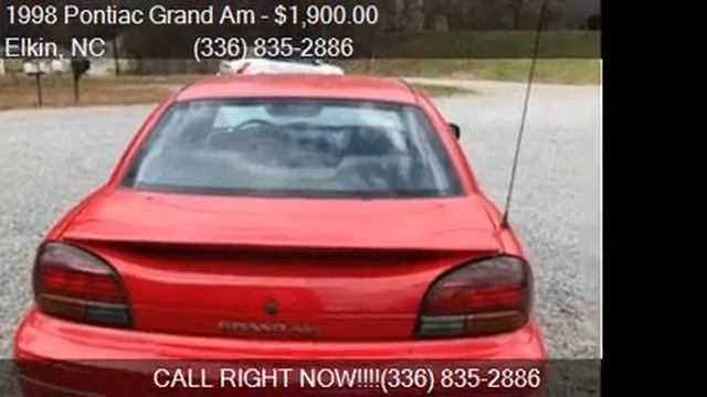 1998 Pontiac Grand Am SE 4dr Sedan for sale in Elkin, NC 286 смотреть онлайн