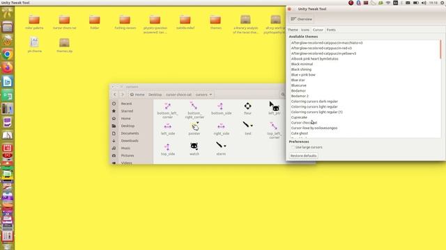 Ubuntu cursors: Cursor Choco Cat created by me смотреть онлайн