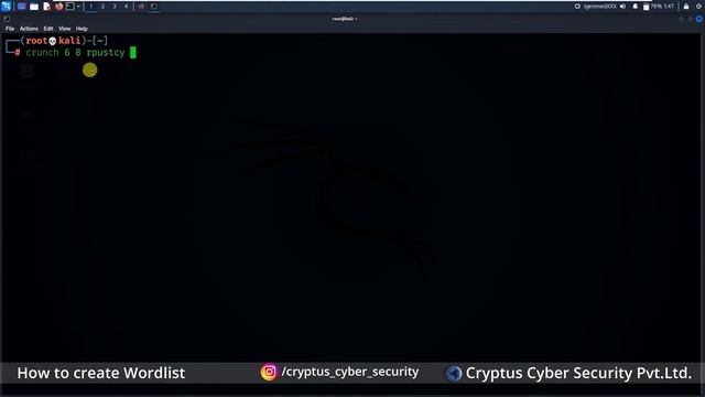 How to create Wordlist in Kali Linux смотреть онлайн