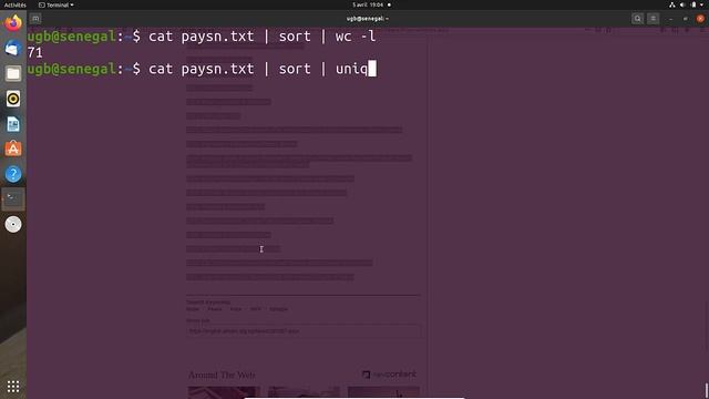 UGB Linux Module 4 15 Demo commandes uniq et sort смотреть онлайн