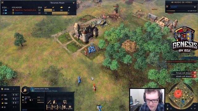 AGE OF EMPIRES 4: VortiX (Franceses) vs. ChefLeandro (Franceses) | AOE4 EGC GENESIS TOURNAMENT смотреть онлайн