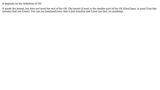 Unix & Linux: Can I run Busybox without having an OS installed on the machine? (2 Solutions!!) смотреть онлайн