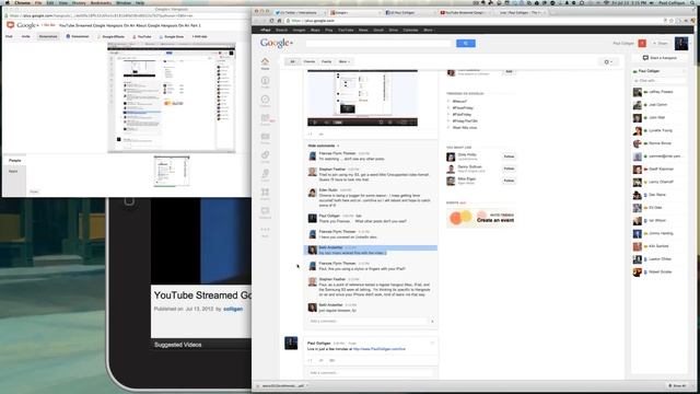 YouTube Streamed Google Hangouts On Air About Google Hangouts On Air Part 1 (Behind The Scenes) смотреть онлайн