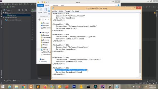 Crear un Virtual Host en Windows con Xampp смотреть онлайн