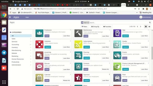 Odoo Development On Linux Online смотреть онлайн