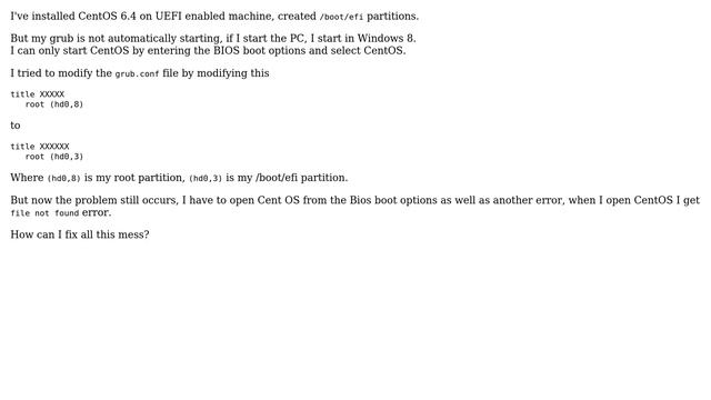 Unix & Linux: grub error : "File not found" for separate /boot/efi partition (2 Solutions!!) смотреть онлайн