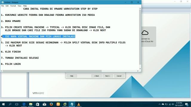 TUTORIAL INSTAL FEDORA DI VMWARE смотреть онлайн