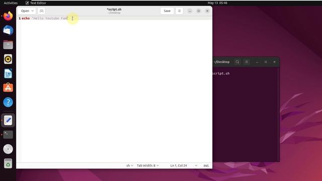Hello World Program In Bash смотреть онлайн