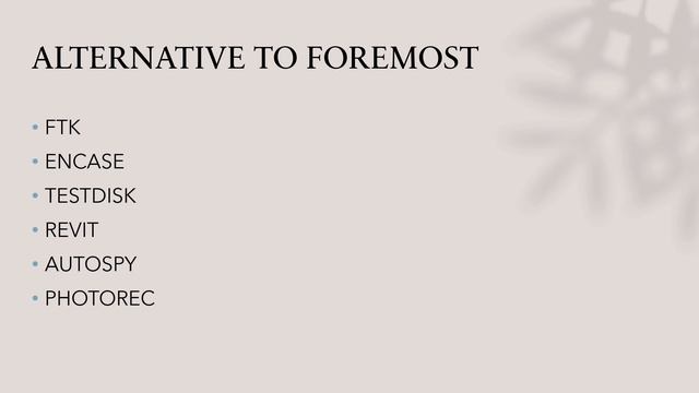 digital forensic report data recovery with foremost смотреть онлайн