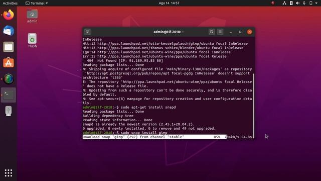 Cara install gimp menggunakan operating system LINUX смотреть онлайн
