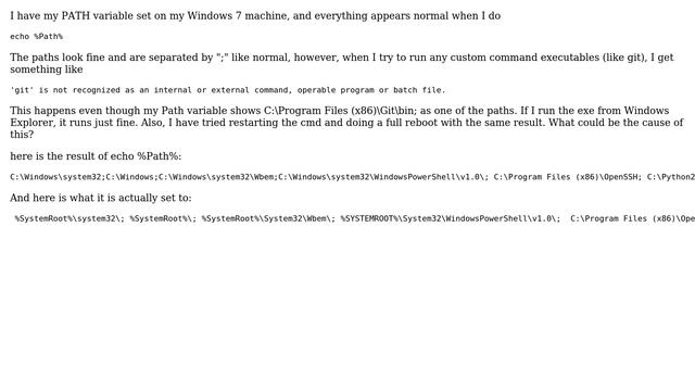 Modifying the Path environment variable is not working смотреть онлайн