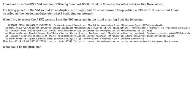 DevOps & SysAdmins: CentOS 7 ASP not working смотреть онлайн