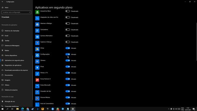 Como desativar APLICATIVOS em segundo plano no Windows 10 смотреть онлайн