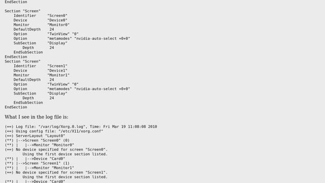 Setting up two screens in Xorg смотреть онлайн