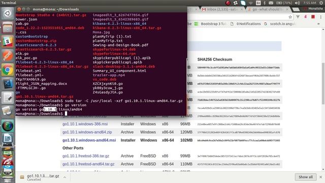 GO installation and setup in Ubuntu 14.04 смотреть онлайн