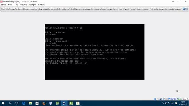 install debian dan konfigurasi ssh смотреть онлайн