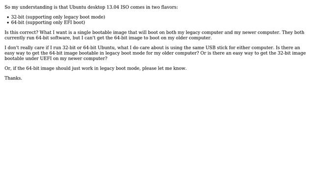 Ubuntu: 64-bit desktop ISO vs 32-bit desktop ISO: EFI vs legacy boot mode (2 Solutions!!) смотреть онлайн