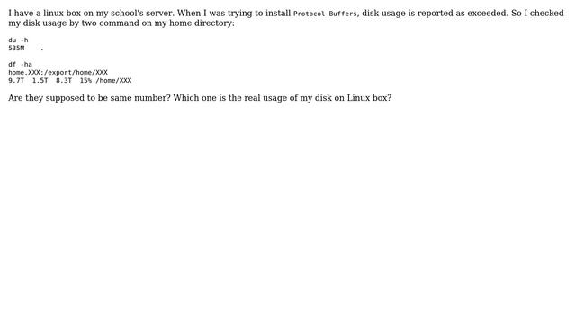 Unix & Linux: How to find the true disk usage on my Linux box? смотреть онлайн