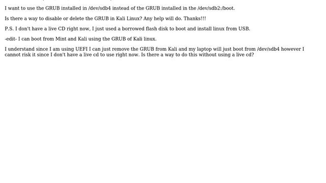Unix & Linux: Dual boot Kali and Mint. Want to use Grub of Mint (2 Solutions!!) смотреть онлайн