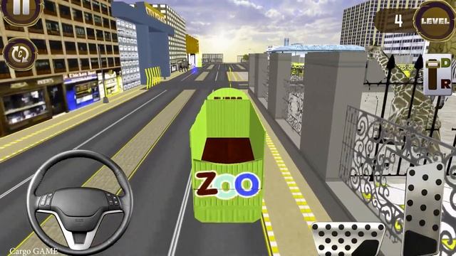 Zoo Animal Euro Truck Game - Android Gameplay HD #animaltruksimulator смотреть онлайн