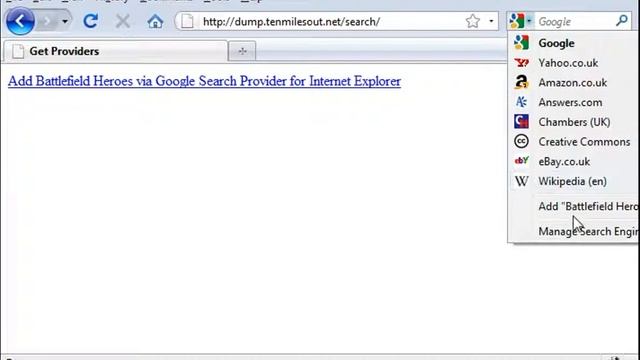 OpenSearch Provider install for Firefox смотреть онлайн