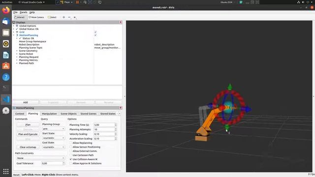 Serial Manipulator Simulation with MoveIt in ROS [ROS-Noetic] смотреть онлайн