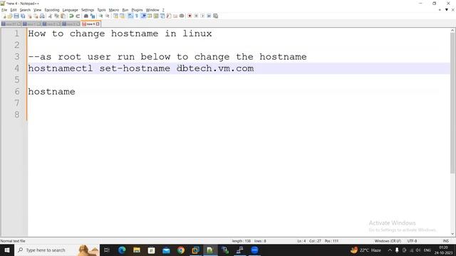 How to change hostname in linux смотреть онлайн