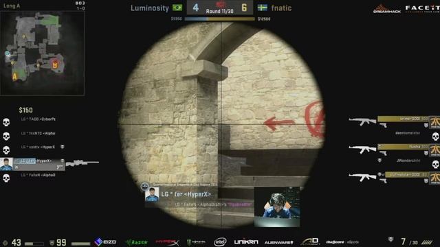 LG Fer's AMAZING 4k vs Fnatic Dreamhack Open 2015 смотреть онлайн