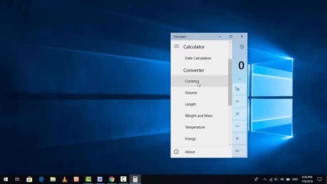 How to Use Calculator as a live Currency Converter on Windows 10 2018 смотреть онлайн