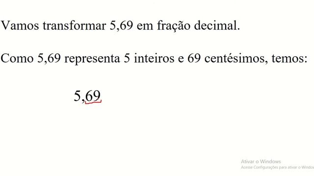 COMPARAÇÃO ENTRE DECIMAL, FRAÇÃO E PORCENTAGEM смотреть онлайн
