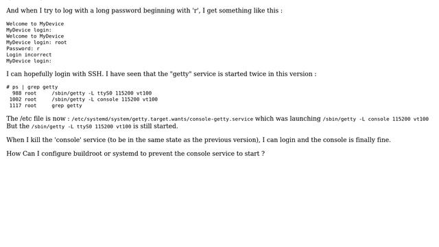 Unix & Linux: How to prevent console-getty.service to start? смотреть онлайн
