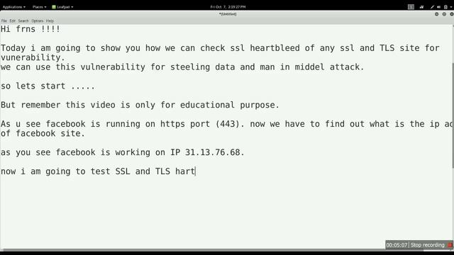 NMAP SSL HAEARTBLEED TESTING смотреть онлайн